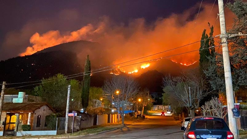 Advierten que el riesgo de incendios en Córdoba es muy alto.