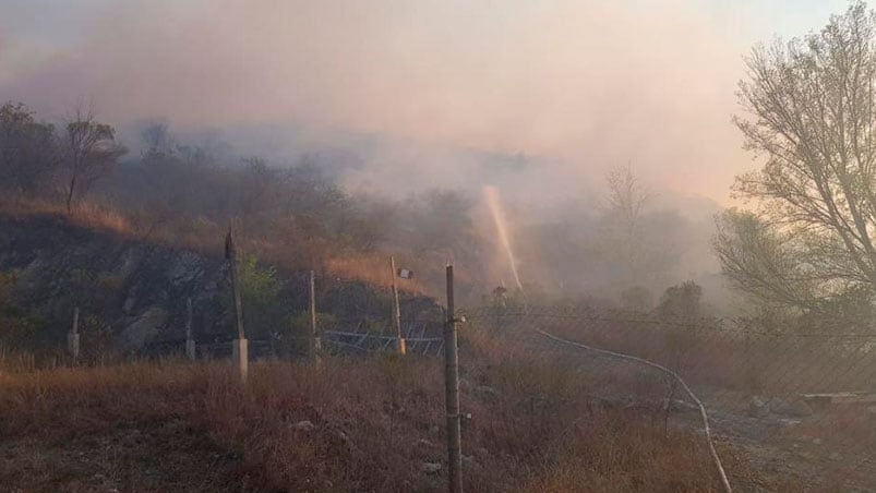 Advierten que el riesgo de incendios forestales es extremo.