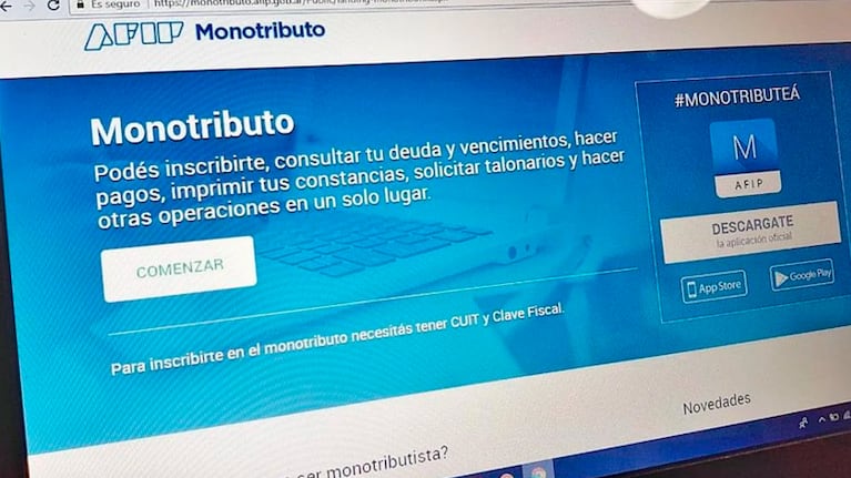 Afip reglamentó el blanqueo de monotributistas.