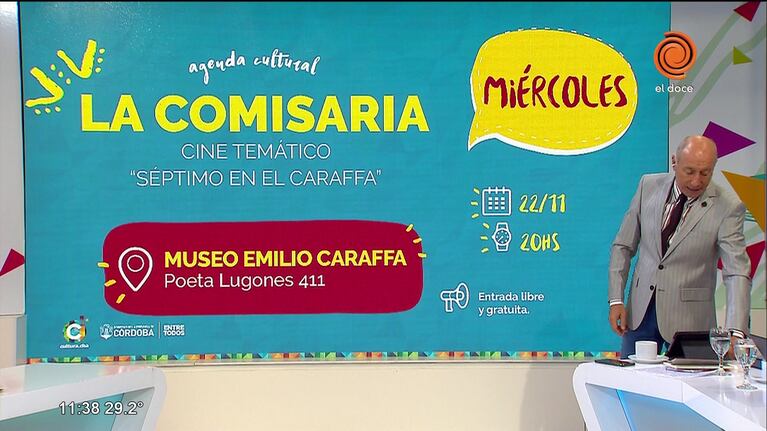 Agenda cultural 22/11