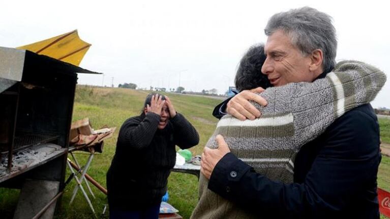 Agredieron al vendedor de tortas que visitó Mauricio Macri