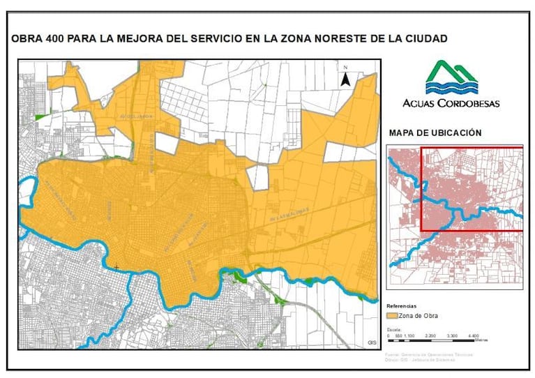 Aguas Cordobesas terminó la obra y se restablece el servicio