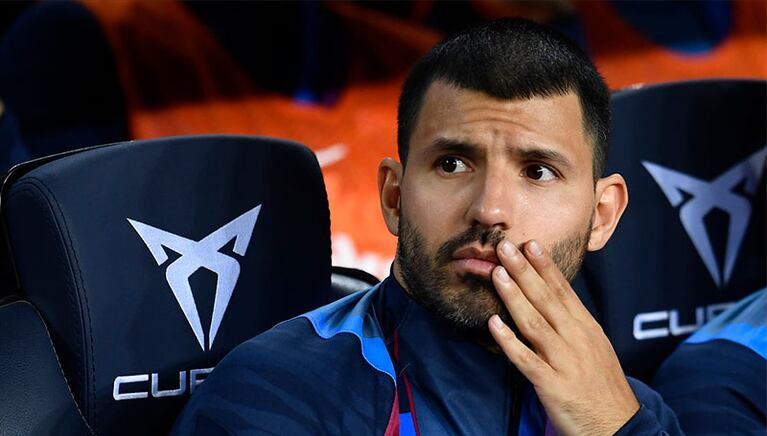 Agüero tuvo que retirarse del fútbol el año pasado por problemas cardíacos.