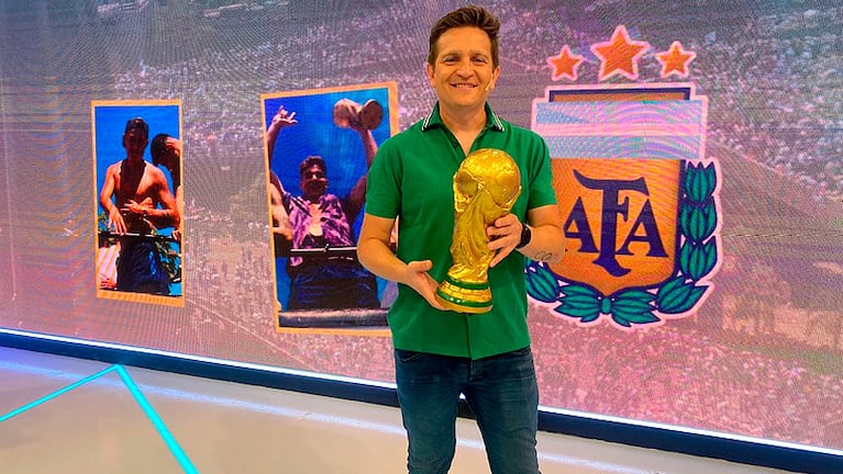 Agustín Burgi, enviado de El Doce a Qatar, y la alegría por la Copa del Mundo de Argentina.