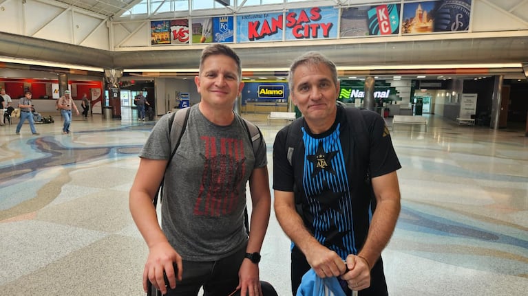Agustín Burgi y Jorge Cuadrado ya están en Kansas City.
