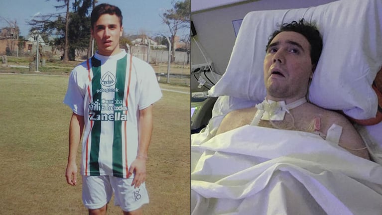 Agustín jugaba al fútbol y la operación era simple, pero le arruinó la vida.