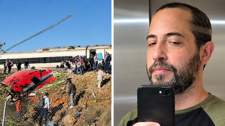 Agustín Randazzo viajaba en uno de los vagones que estuvo involucrada en el accidente de trenes en España.