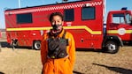 Agustina es bombera y estudiante de psicología. Mucha pasión para combinar ambas actividades. 