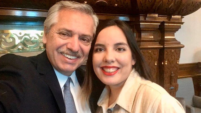 Agustina Sosa cumplió el sueño de conocer al presidente Alberto Fernández.