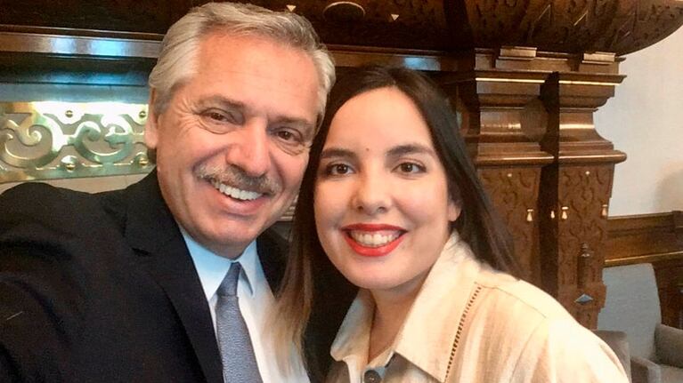 Agustina Sosa cumplió el sueño de conocer al presidente Alberto Fernández.