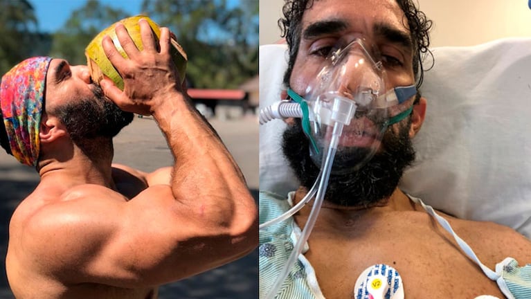 Ahmad Ayyad despertó casi un mes después y había perdido toda su masa muscular.