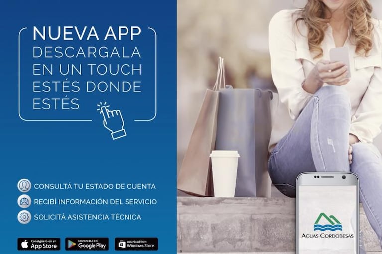 Ahora podés adherirte a factura digital del agua desde la App