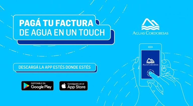 Ahora también podés pagar el agua desde la App