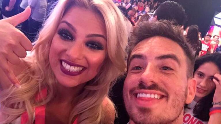 Ailén Bechara y Fede Bal, muy juntos.