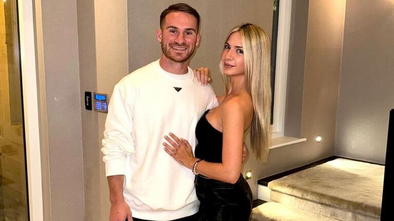 Ailén Cova reapareció en redes con un carísimo vestido tras los rumores de infidelidad de Alexis Mac Allister