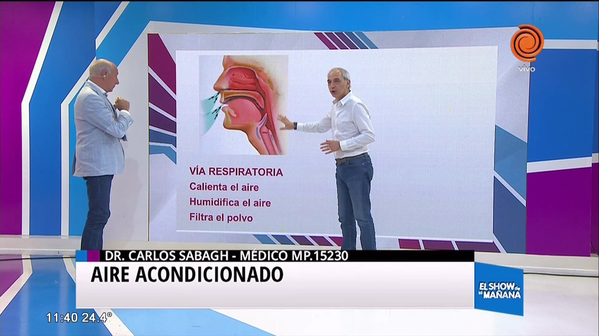 Aire acondicionado vs vía respiratoria