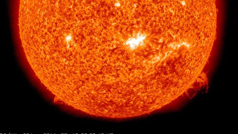 Al menos cinco llamaradas del Sol hacia la Tierra se pudieron observar en los últimos dos días.