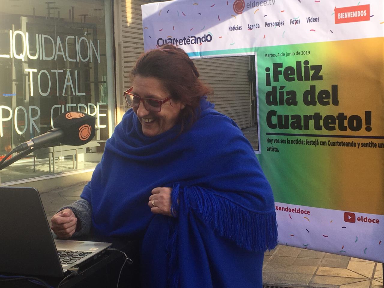 Al ritmo del tunga-tunga cantaron en la peatonal de Córdoba.