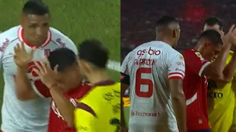 Alarcón cargó contra los jugadores de Independiente.