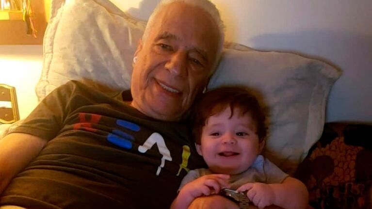 Alberto Cormillot y su hijo Emilio.