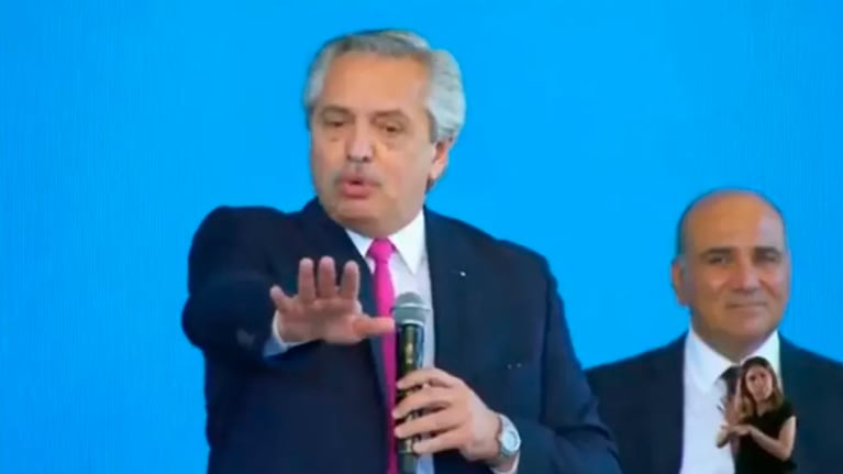 Alberto Fernández abrió el ciclo lectivo 2022 en La Rioja.