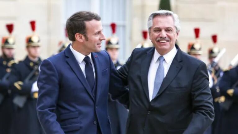 Alberto Fernández celebró la reelección de Emmanuel Macron en Francia