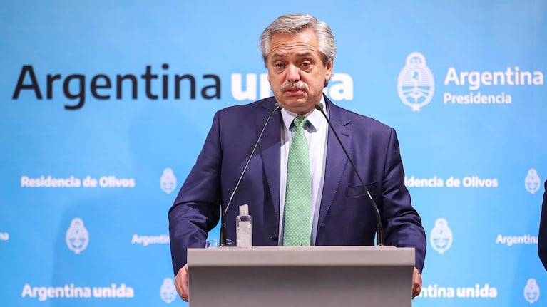 Alberto Fernández fue imputado por el manejo de la cuarentena.