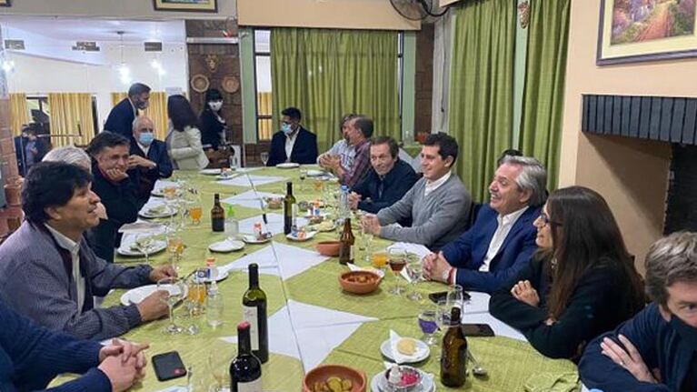 Alberto Fernández y Evo Morales en Jujuy.