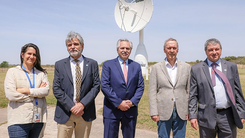 Alberto Fernández y Schiaretti compartieron el acto en la Conae.