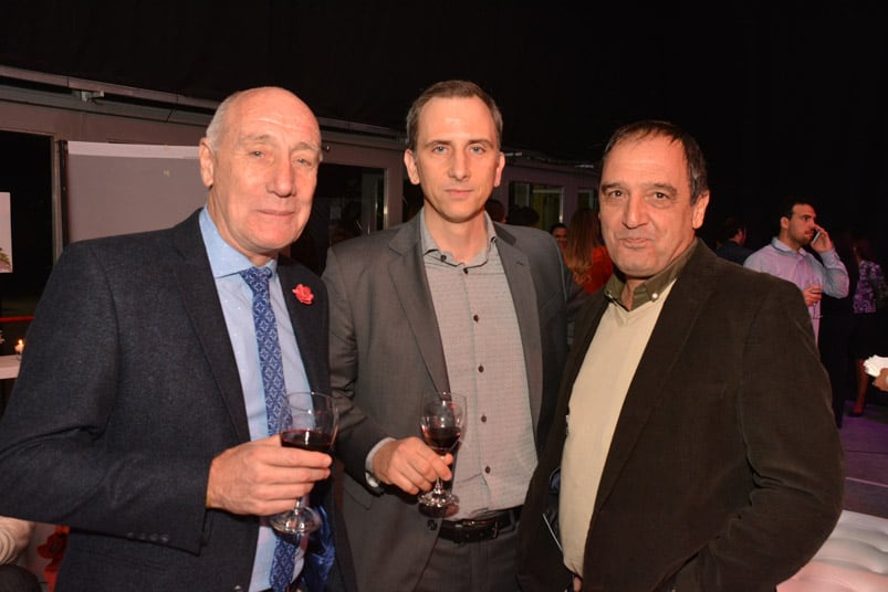 Aldo Guizzardi, Ricardo Blanco y Miguel Ángel Motta, de El Doce. Foto: Sergio Díaz.