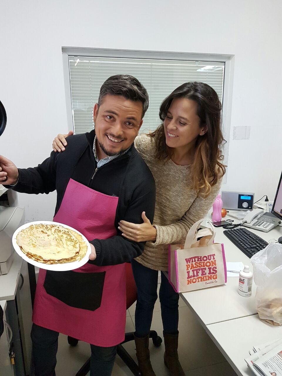 Ale Bellini fue la encargada de las fotos, mientras los cocineros hacían lo suyo.