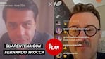 Ale Tavarone muestra parte de la transmisión en vivo que mantuvo por Instagram con el destacado chef nacional Fernando Trocca.