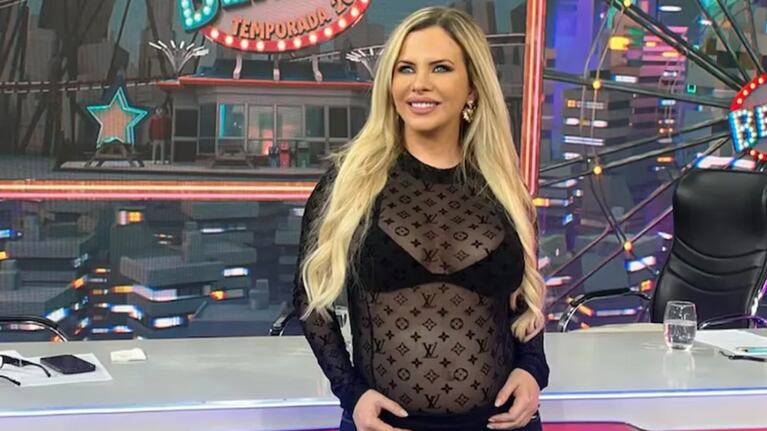 Alejandra Maglietti dio a luz el lunes a la noche por cesárea.