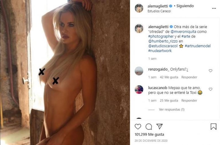 Alejandra Maglietti grabó un video bailando en bikini y fue censurada por TikTok
