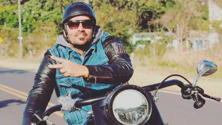 Alejandro Larose falleció a bordo de su moto.