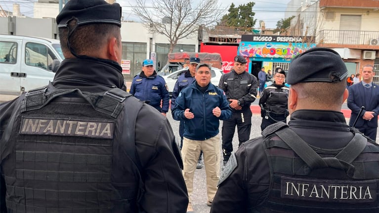 Alejandro Mercado mientras se desempeñaba como subjefe de Policía.