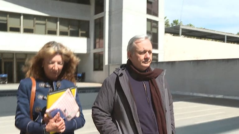 Alejandro Nicola a la salida de Tribunales