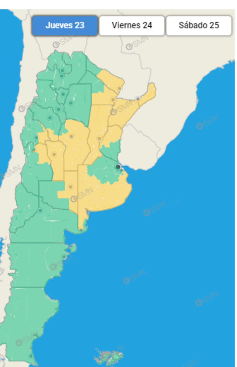 Alerta amarilla por lluvia y granizo en Córdoba: cuándo llega la tormenta y las zonas afectadas