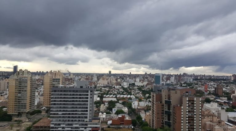 Alerta amarilla por tormentas en Córdoba. 