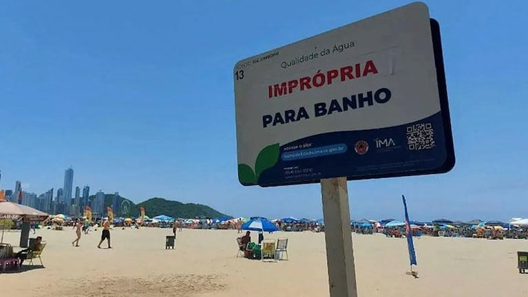 Alerta en Florianópolis por una "epidemia" de diarrea: investigan una contaminación del mar