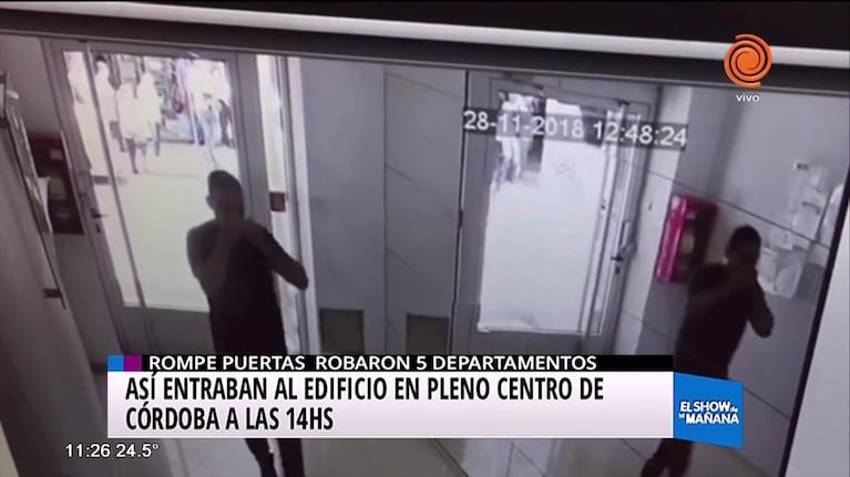 Alerta en Nueva Córdoba por rompepuertas 