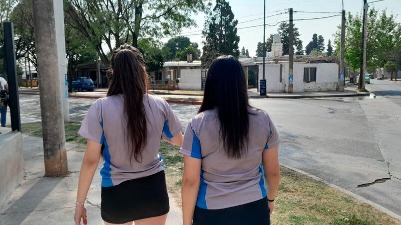 Alerta entre los alumnos de la escuela de Racing. Foto: Pablo Olivarez / ElDoce.