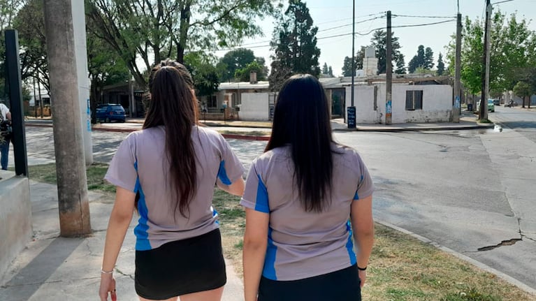 Alerta entre los alumnos de la escuela de Racing. Foto: Pablo Olivarez / ElDoce.