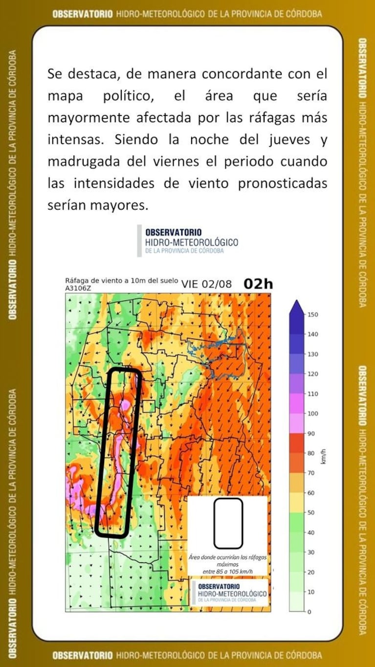 Alerta extrema en Córdoba por el riesgo de incendios: se espera calor e intensos vientos