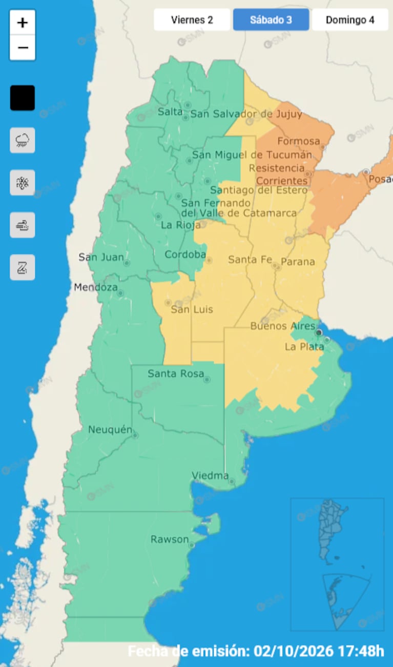 Alerta por tormentas después del ventarrón en Córdoba: advierten por lluvia y posible granizo