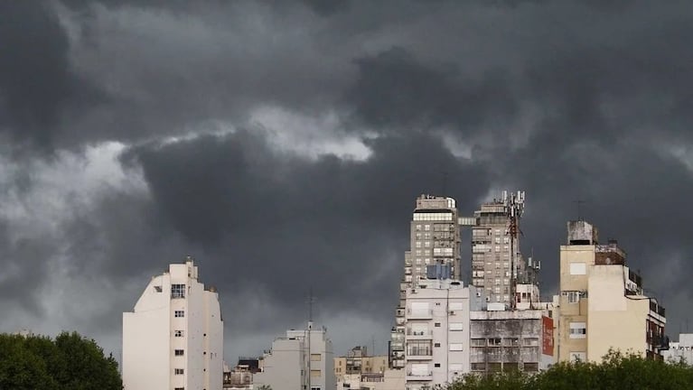 Alerta por tormentas en Córdoba.