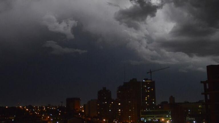 Alerta por tormentas en Córdoba.