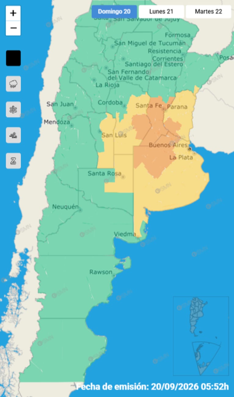 Alerta por tormentas fuertes en Córdoba: las zonas en las que advierten por lluvias y posible granizo