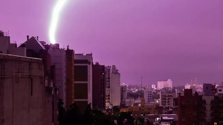 Alerta por tormentas fuertes y caída de granizo en Córdoba
