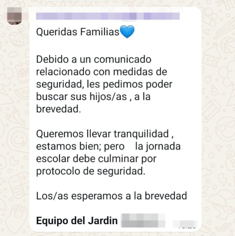Alerta por una amenaza de tiroteo en pleno centro: un jardín pidió retirar a los chicos